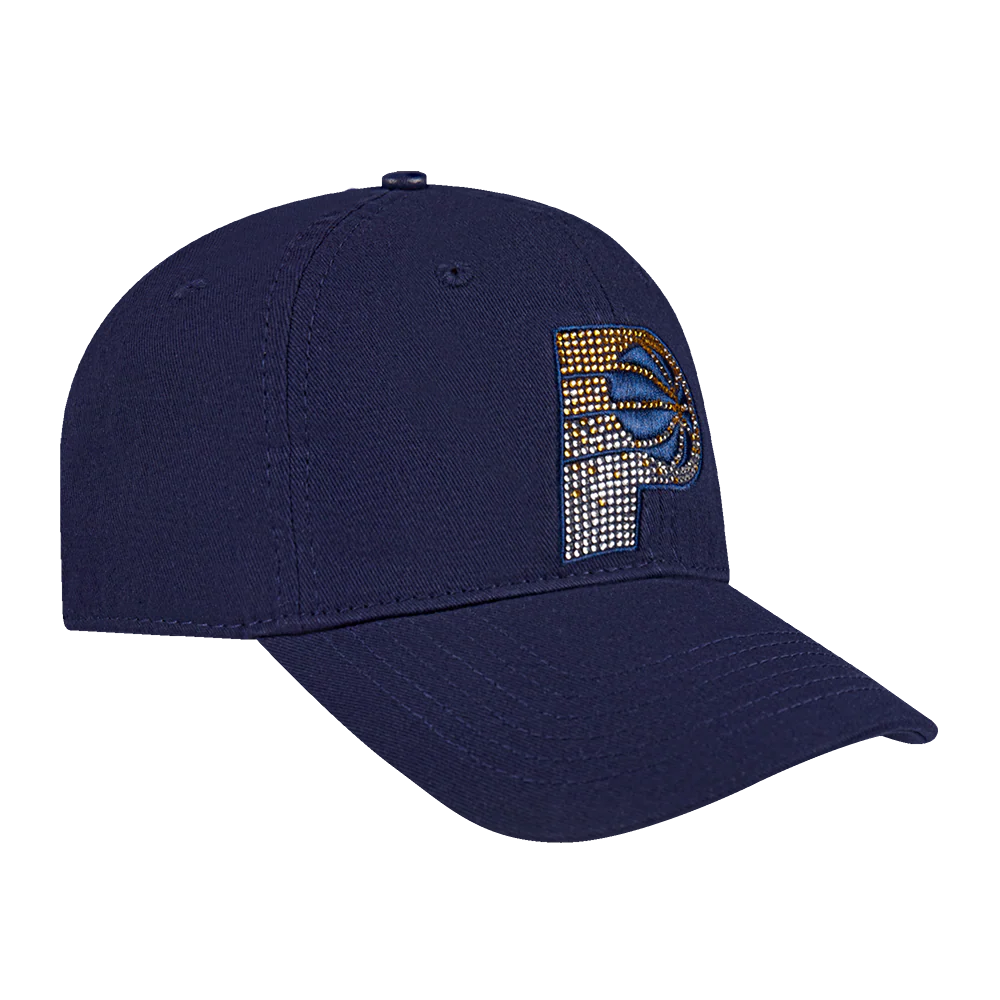 NBA INDIANA PACERS JEWELS WOMEN'S DAD HAT (MIDNIGHT NAVY) - Image 3