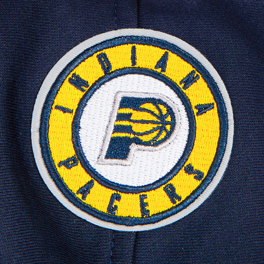 NBA INDIANA PACERS RETRO CLASSIC TODDLER BOYS RIB FLEECE PULLOVER HOODIE (MIDNIGHT NAVY) - Image 7