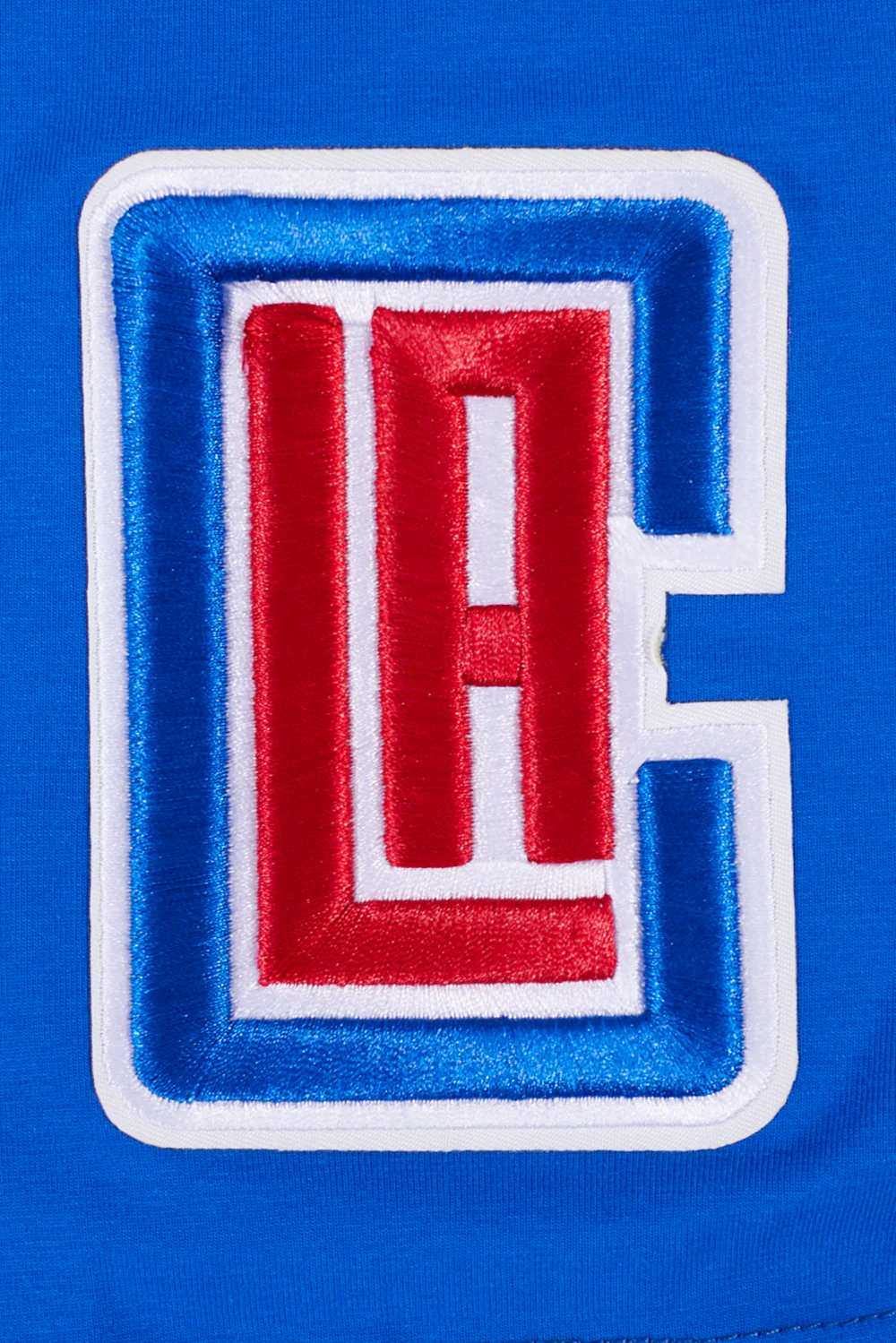 NBA LOS ANGELES CLIPPERS CLASSIC CHENILLE MEN'S TEE (ROYAL BLUE) - Image 5