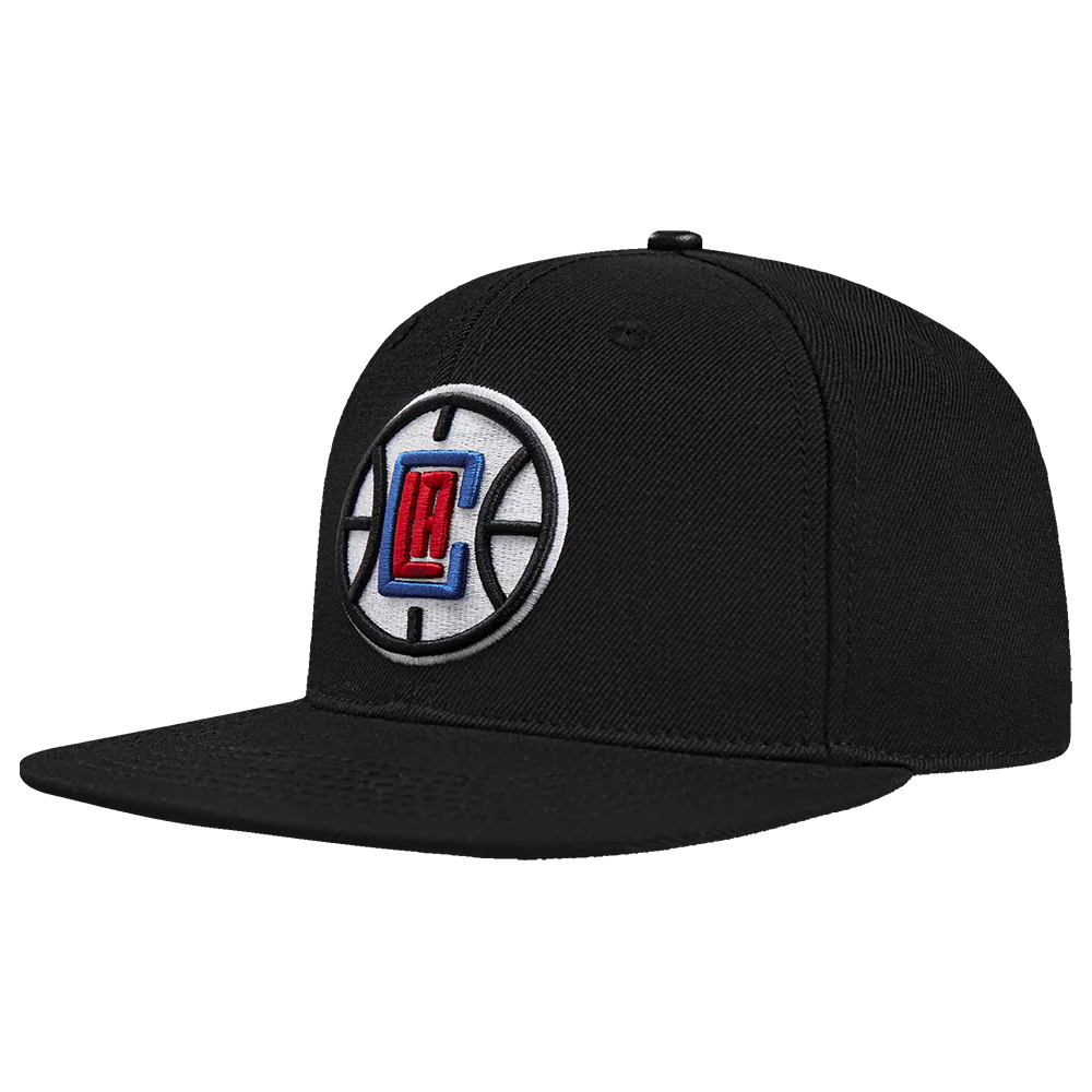 NBA LOS ANGELES CLIPPERS SCRIPT TAIL WOOL SNAPBACK (BLACK) - Image 3