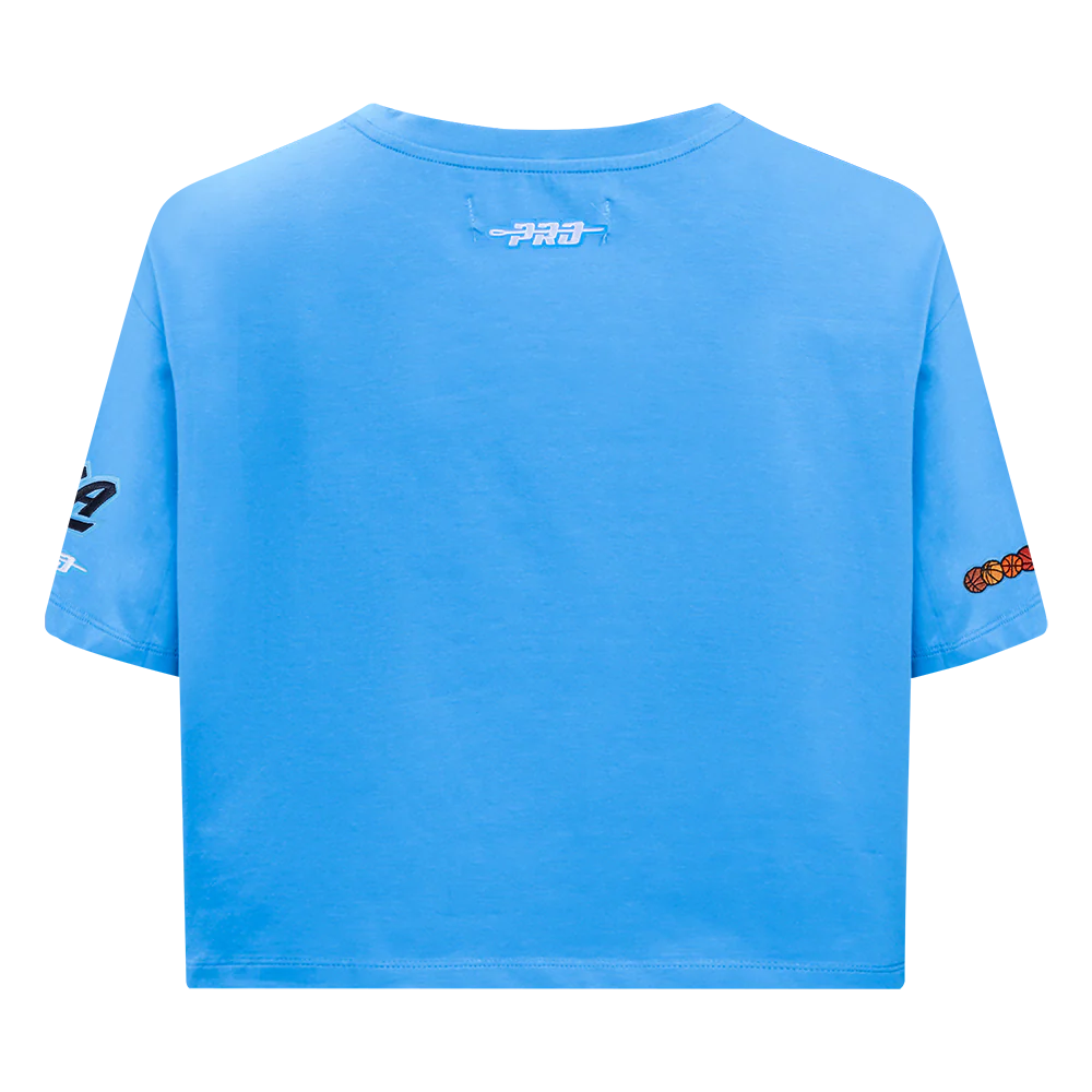 NBA LOS ANGELES CLIPPERS CITY EDITION 24-25 WOMEN'S SJ BOXY TEE (UNIVERSITY BLUE) - Image 3