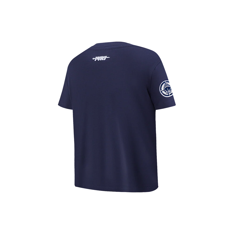 NBA LOS ANGELES CLIPPERS CLASSIC LITTLE BOYS SS TEE (MIDNIGHT NAVY) - Image 4