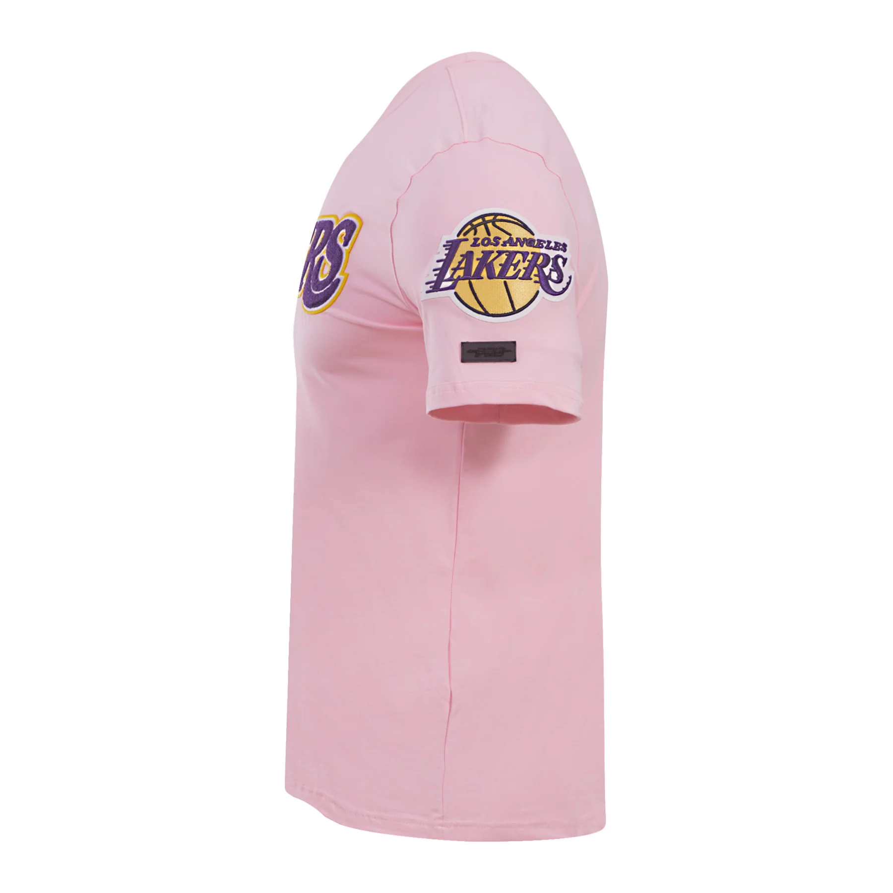 NBA LOS ANGELES LAKERS CLASSIC CHENILLE MEN'S TEE (PINK) - Image 3