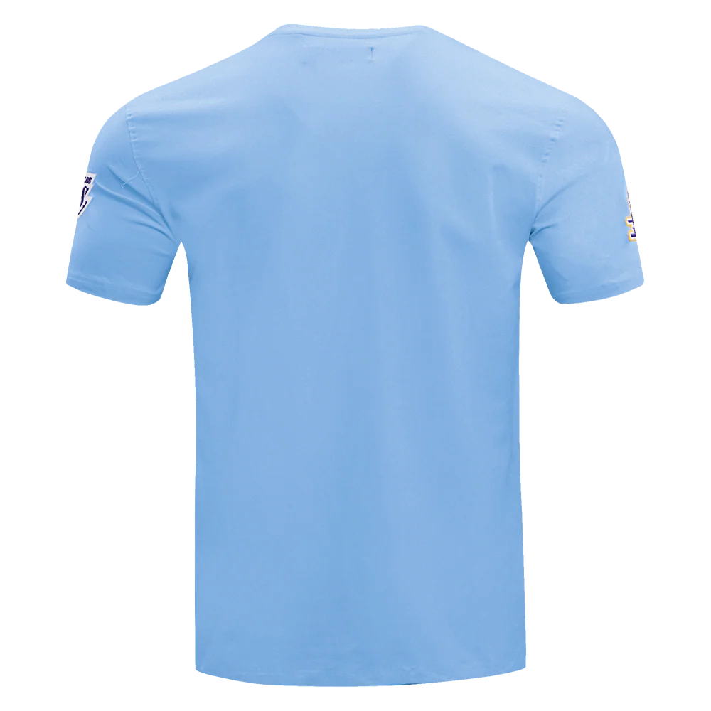 NBA LOS ANGELES LAKERS CLASSIC CHENILLE MEN'S TEE (UNIVERSITY BLUE) - Image 4