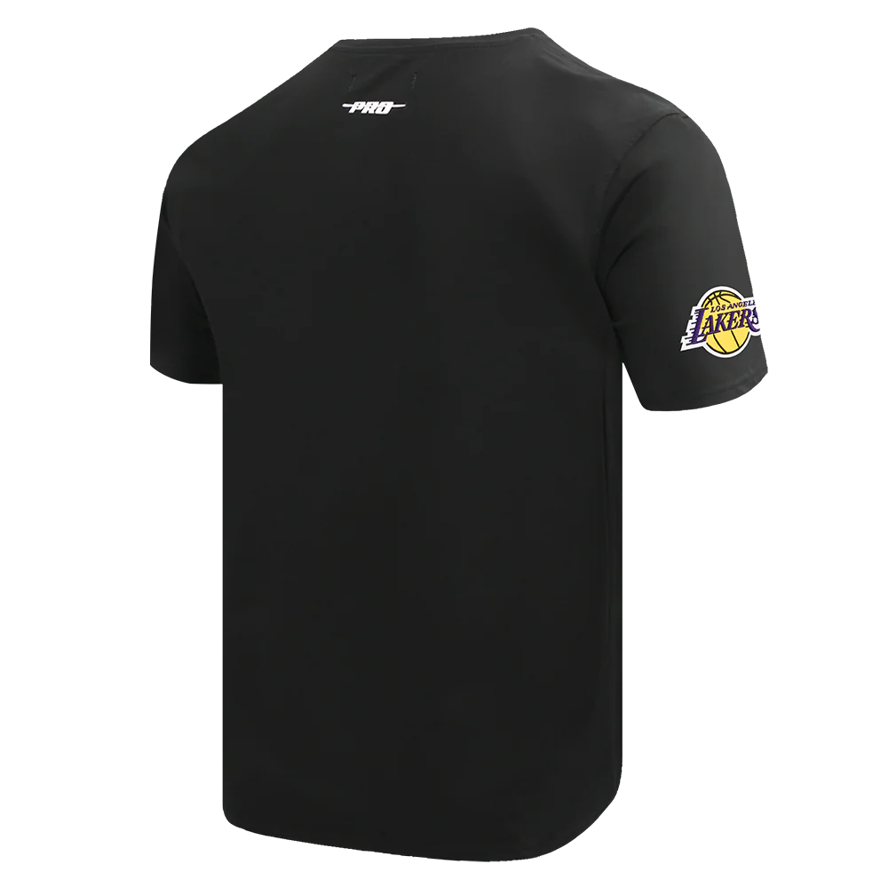 NBA LOS ANGELES LAKERS SCRIPT TAIL MEN'S   TEE (BLACK) - Image 3