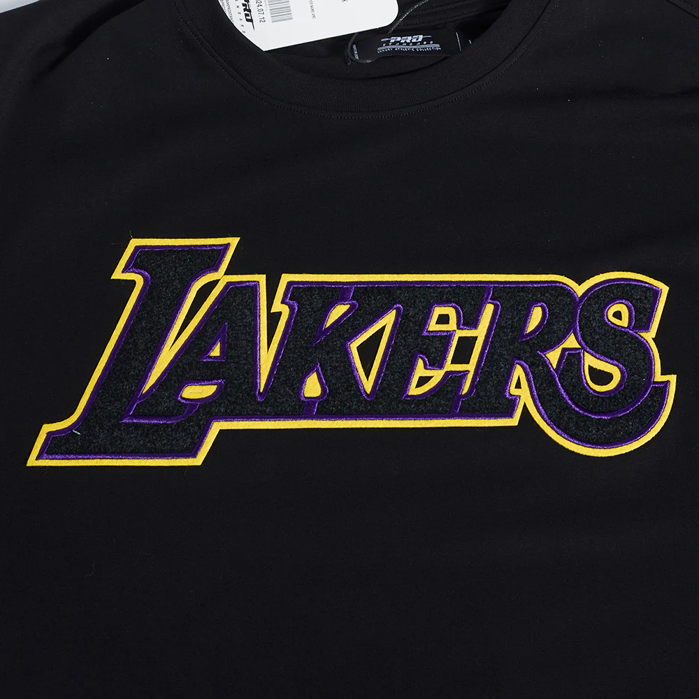 NBA LOS ANGELES LAKERS JAMES #23 MEN'S PRO TEAM SHIRT (BLACK) - Image 6