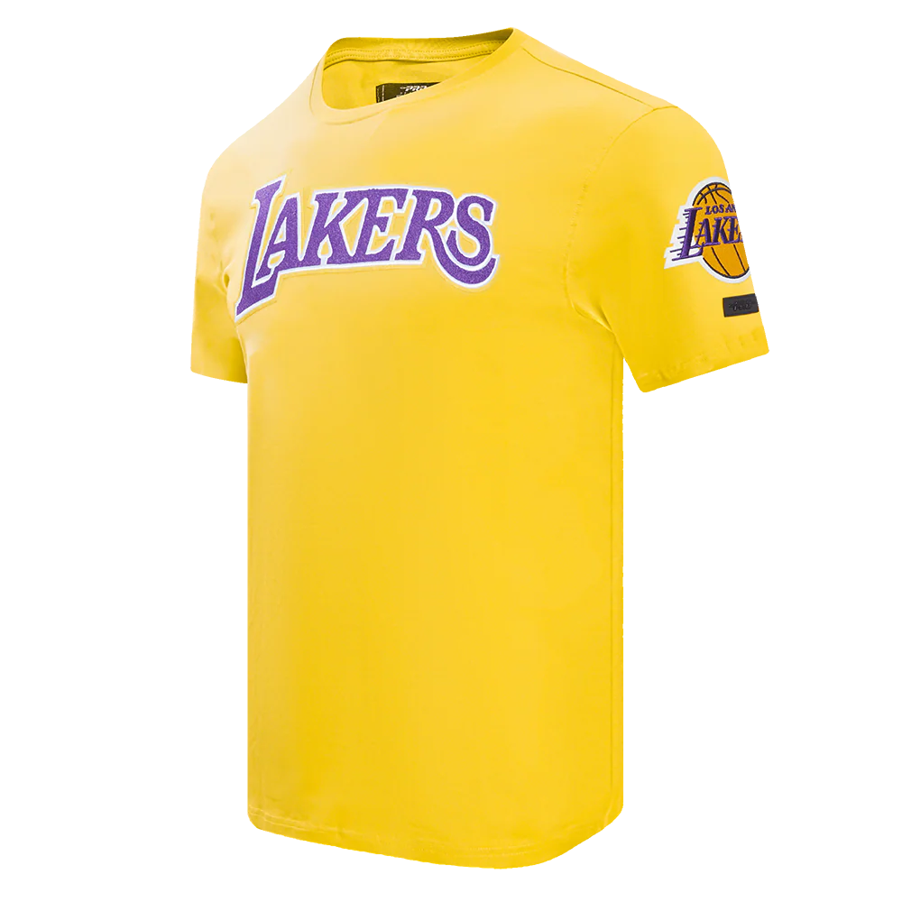 NBA LOS ANGELES LAKERS JAMES #23 MEN'S PRO TEAM SHIRT (YELLOW) - Image 3