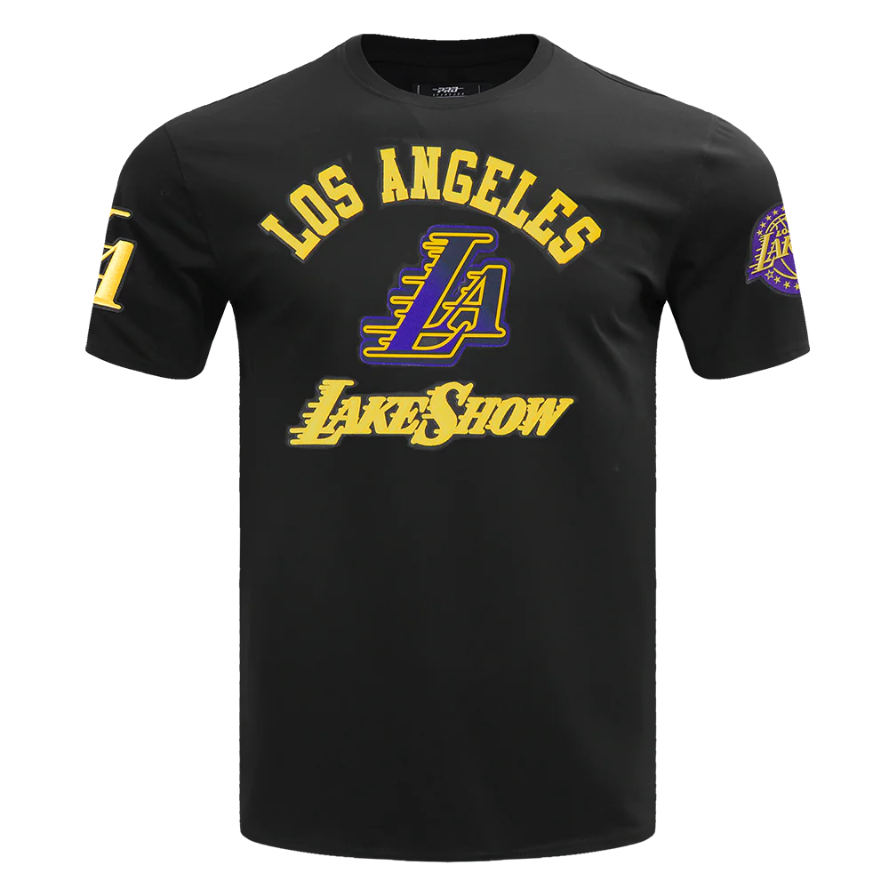 NBA LOS ANGELES LAKERS CITY EDITION 24-25 MEN'S TEE (BLACK)