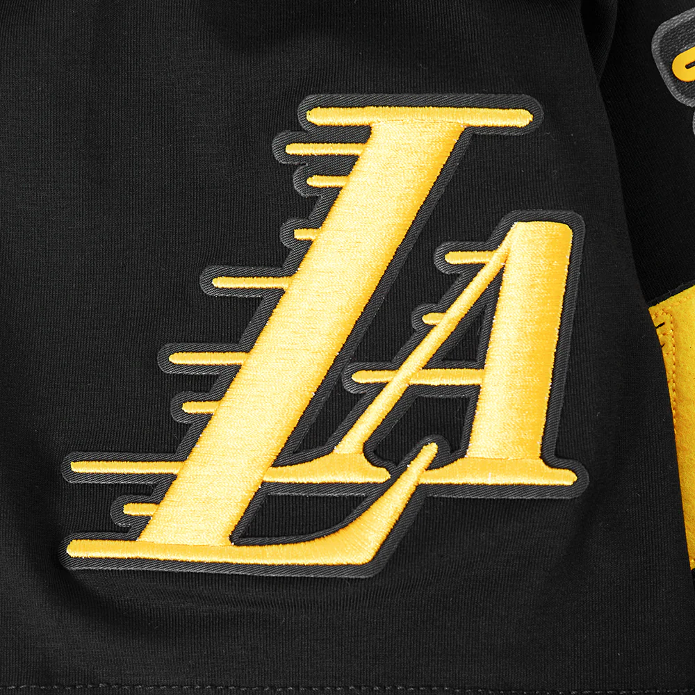 NBA LOS ANGELES LAKERS CITY EDITION 24-25 MEN'S TEE (BLACK) - Image 6