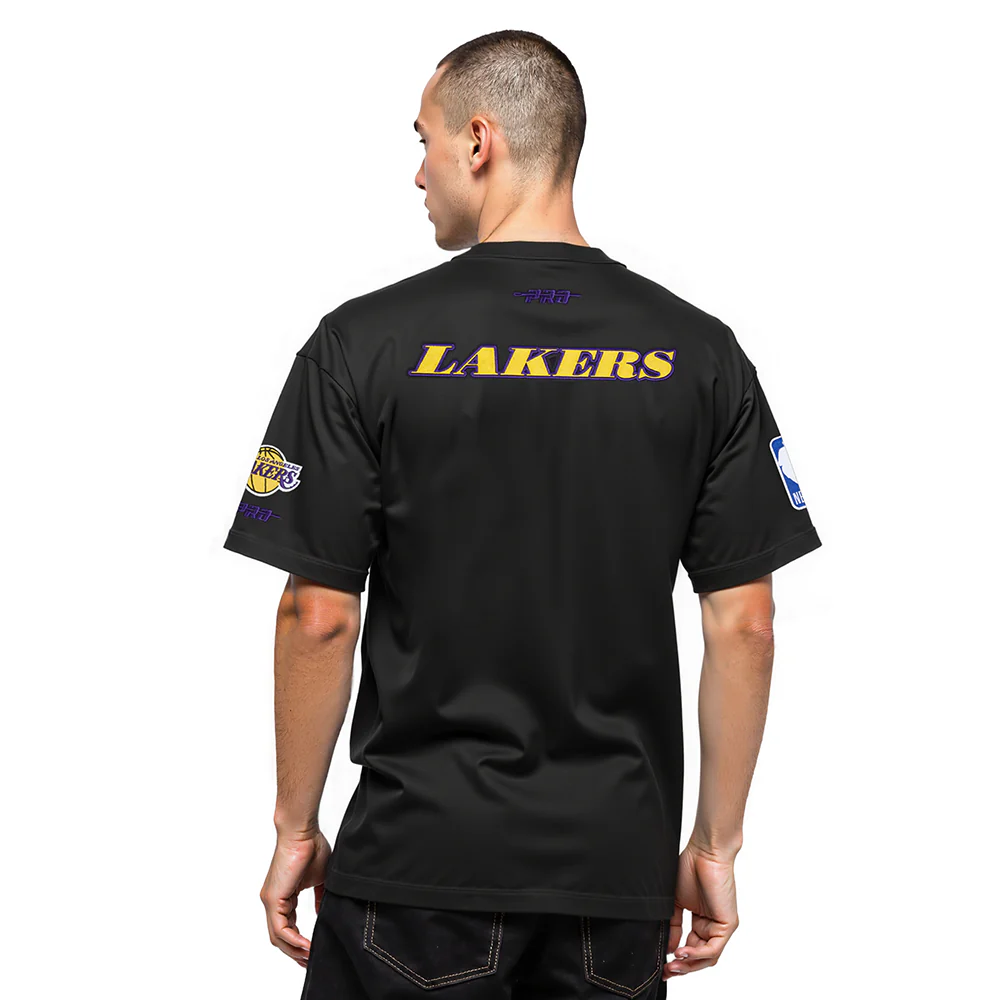 NBA LOS ANGELES LAKERS BEST OF MEN'S DROP SHOULDER TEE (BLACK) - Image 2