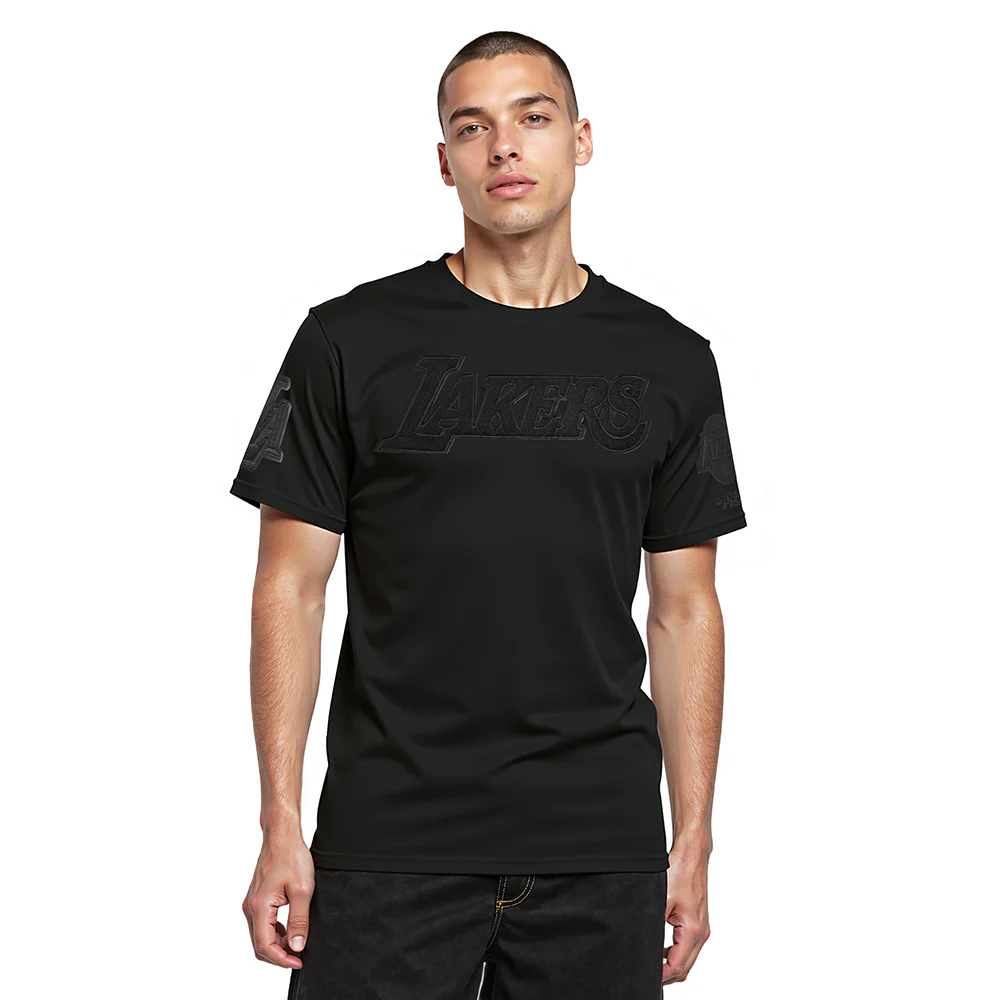 NBA LOS ANGELES LAKERS CLASSIC 3BK MEN'S SJ TEE (BLACK)