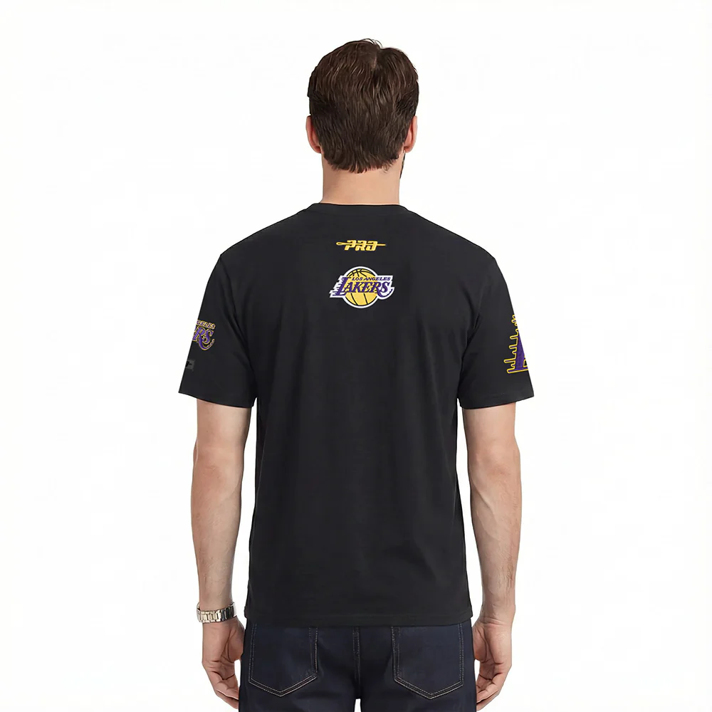 NBA LOS ANGELES LAKERS CITY ARCH MEN'S SJ TEE (BLACK) - Image 2