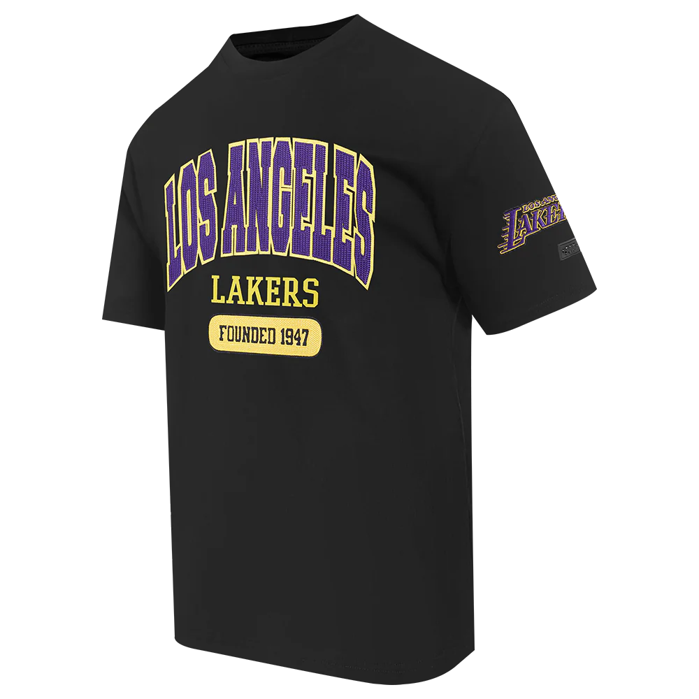 NBA LOS ANGELES LAKERS CITY ARCH MEN'S SJ TEE (BLACK) - Image 4
