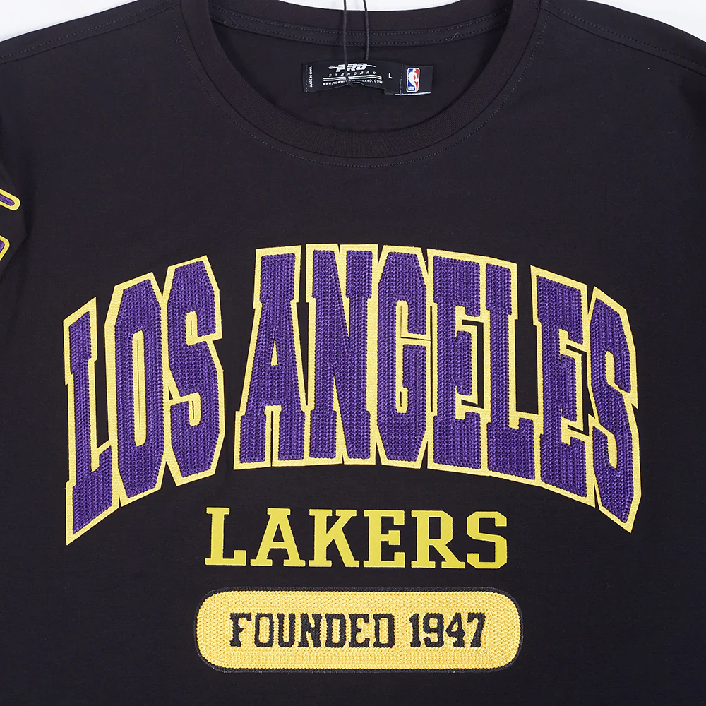 NBA LOS ANGELES LAKERS CITY ARCH MEN'S SJ TEE (BLACK) - Image 9