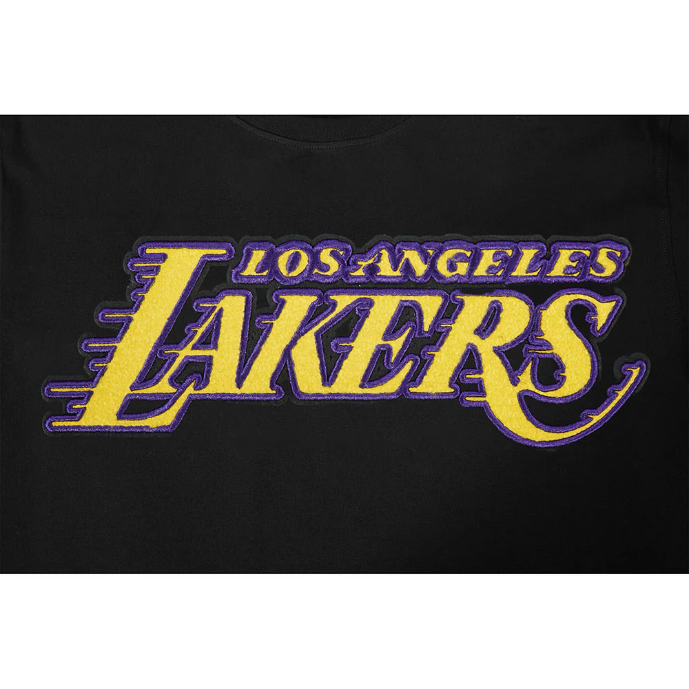 NBA LOS ANGELES LAKERS LUKA DONCIC #77 CLASSIC PNN MEN'S SJ TEE (BLACK) - Image 8