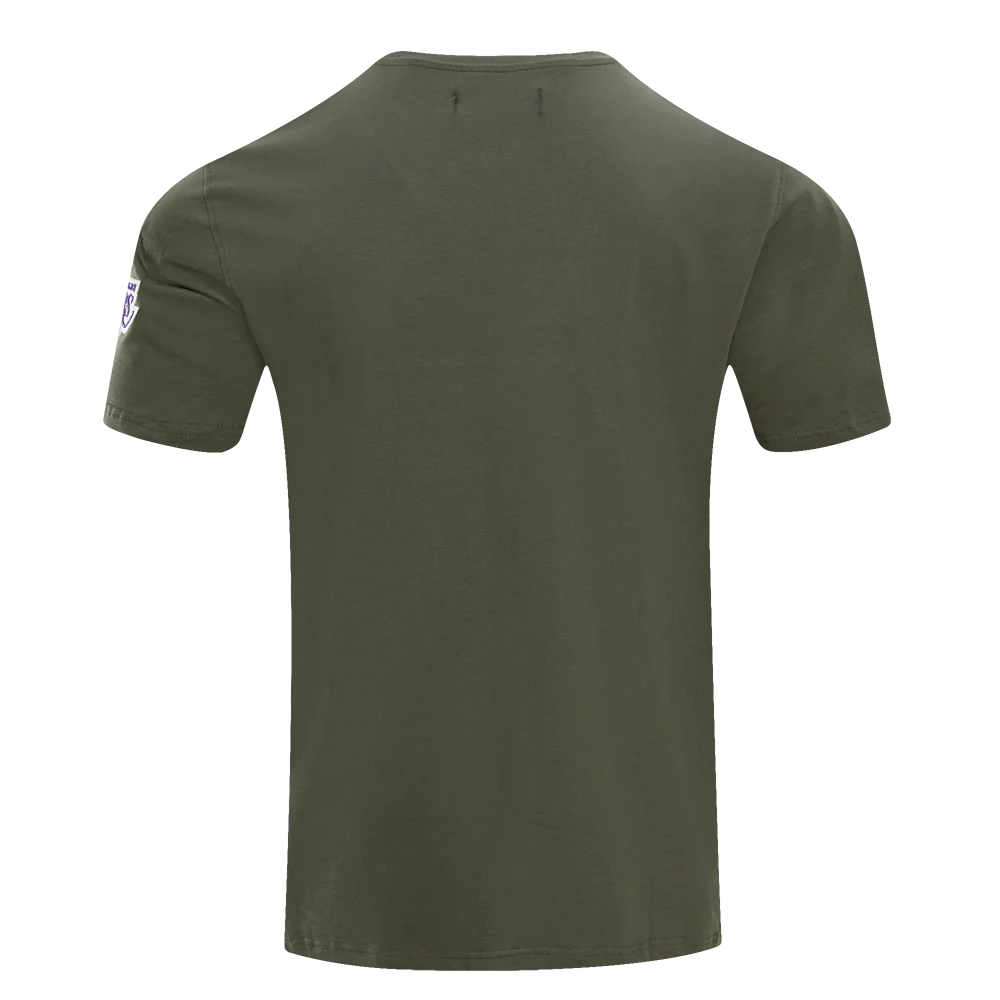 NBA LOS ANGELES LAKERS LOGO PRO TEAM MEN'S TEE (OLIVE) - Image 10