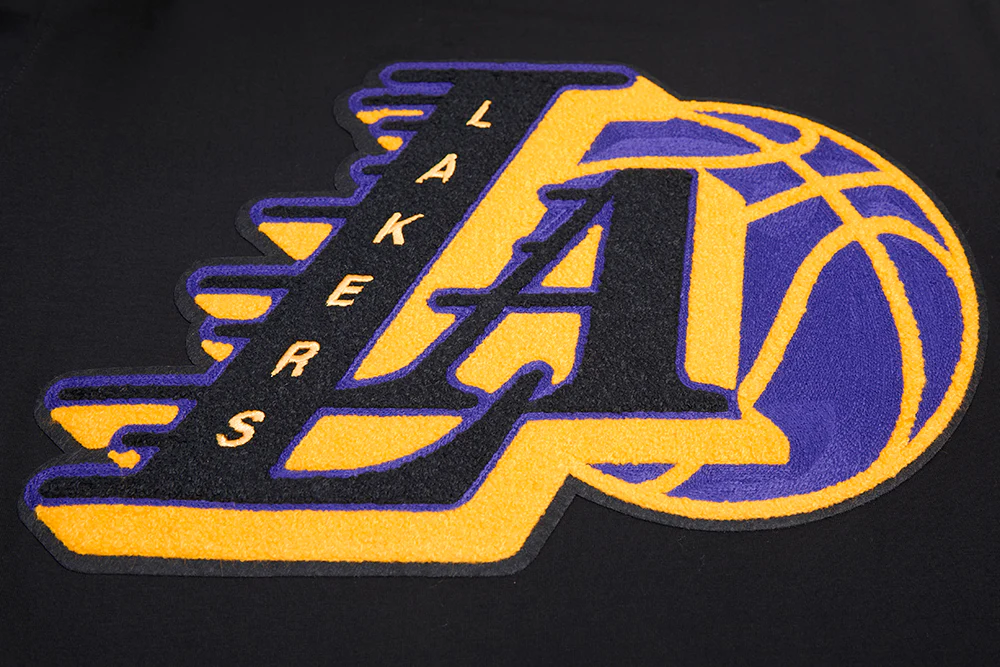 NBA LOS ANGELES LAKERS MASHUP MEN'S TEE (BLACK) - Image 5