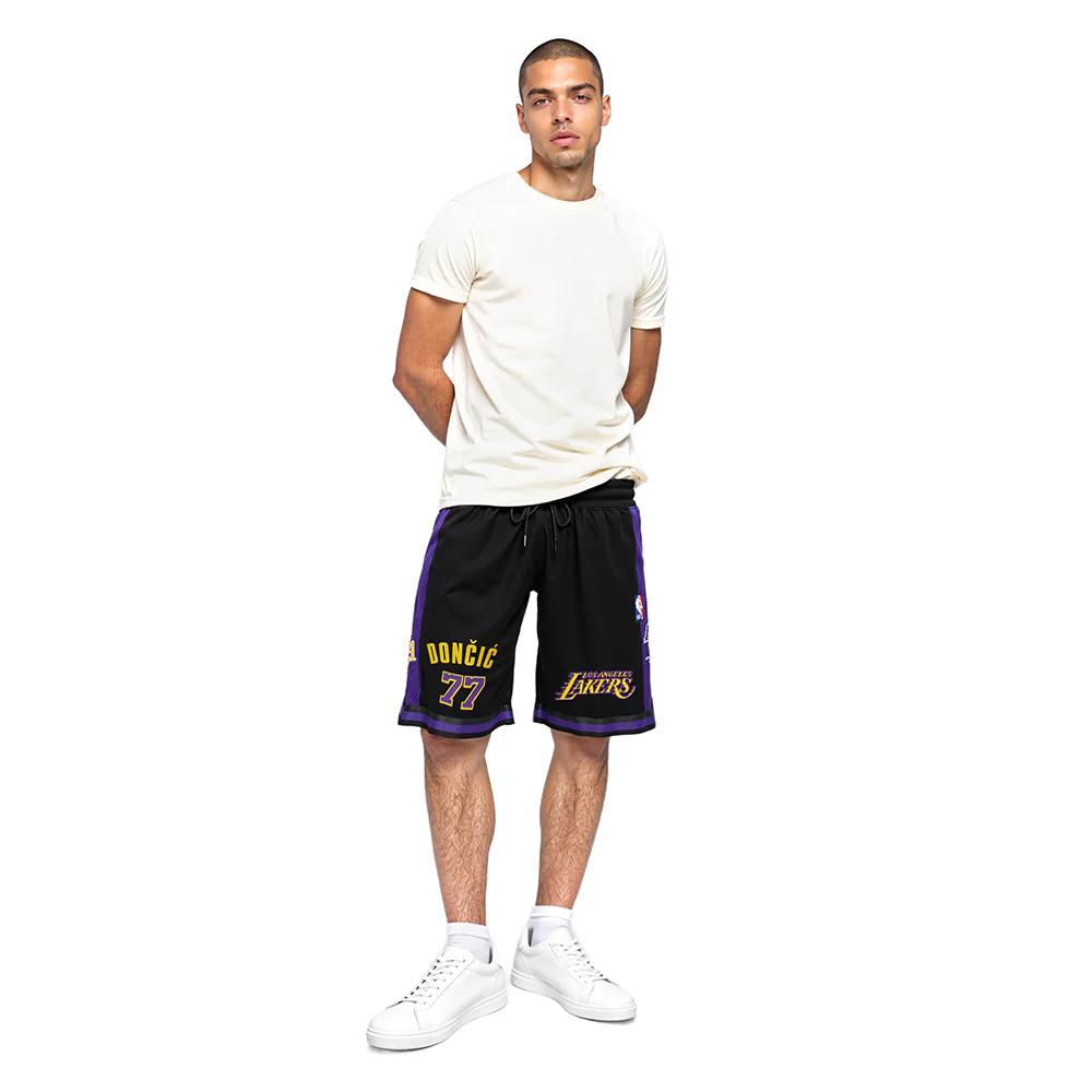 NBA LOS ANGELES LAKERS LUKA DONCIC #77 CLASSIC PNN MEN'S PRO 2.0 DK (BLACK/PURPLE)