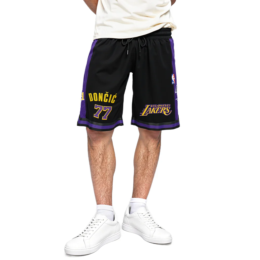 NBA LOS ANGELES LAKERS LUKA DONCIC #77 CLASSIC PNN MEN'S PRO 2.0 DK (BLACK/PURPLE) - Image 2