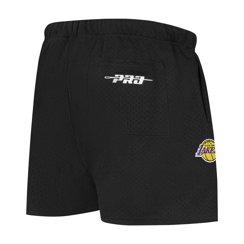 NBA LOS ANGELES LAKERS LUKA DONCIC #77 CLASSIC MESH PNN MEN'S MESH SHORT (BLACK) - Image 5