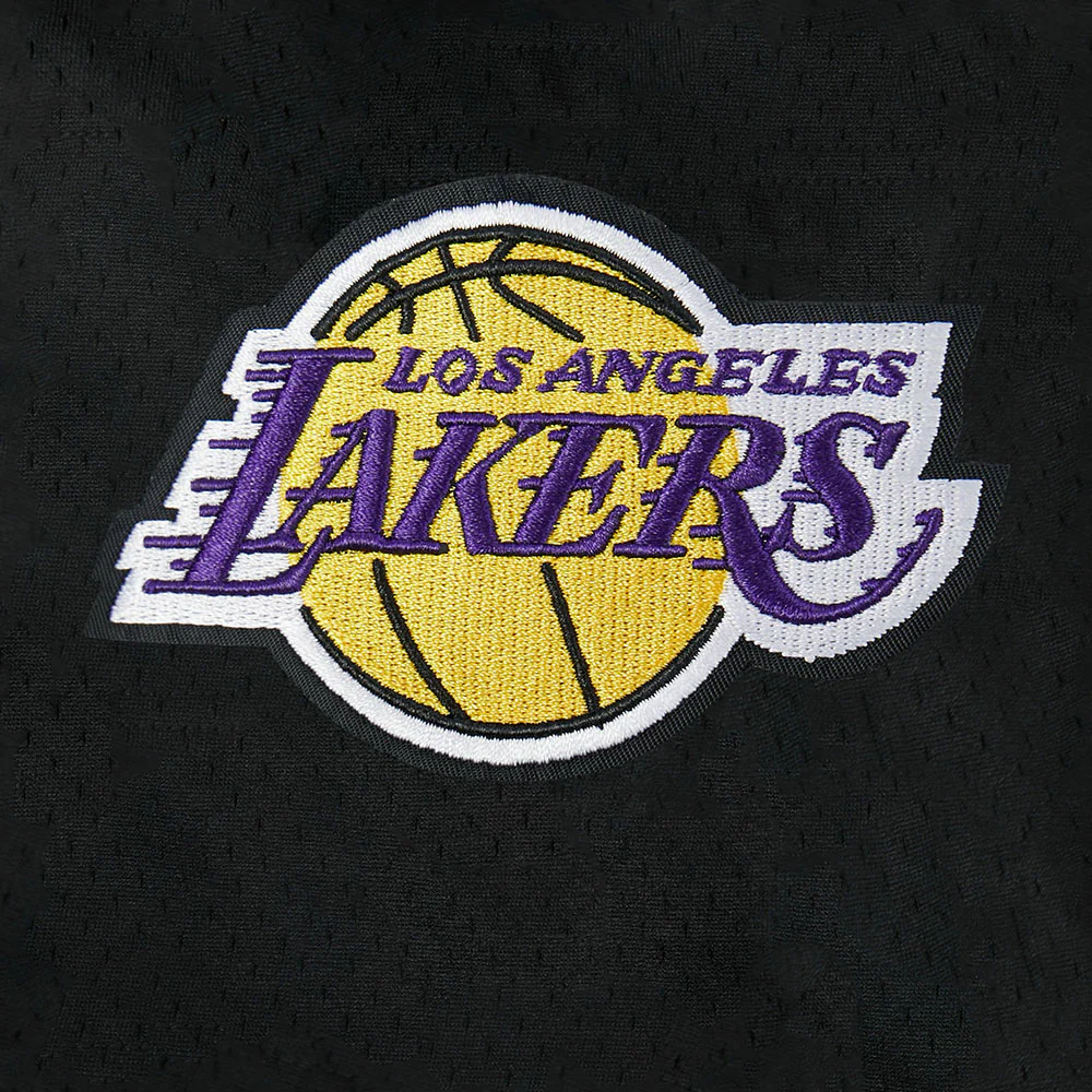 NBA LOS ANGELES LAKERS LUKA DONCIC #77 CLASSIC MESH PNN MEN'S MESH SHORT (BLACK) - Image 9