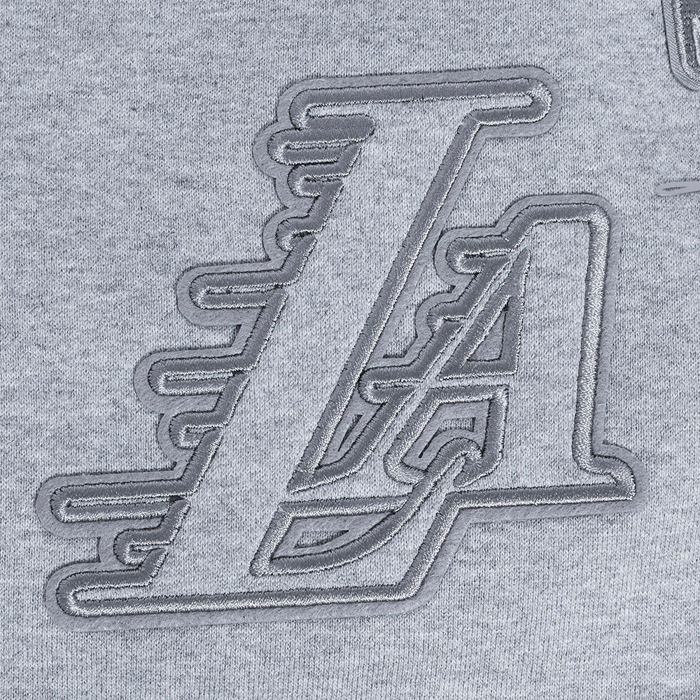 NBA LOS ANGELES LAKERS NEUTRAL MEN'S SHORT (DARK HEATHER GRAY) - Image 5