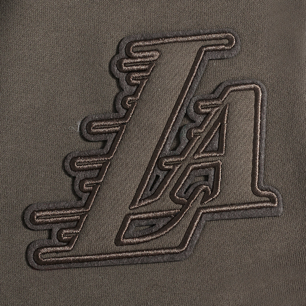 NBA LOS ANGELES LAKERS NEUTRAL MEN'S SHORT (DARK TAUPE) - Image 5