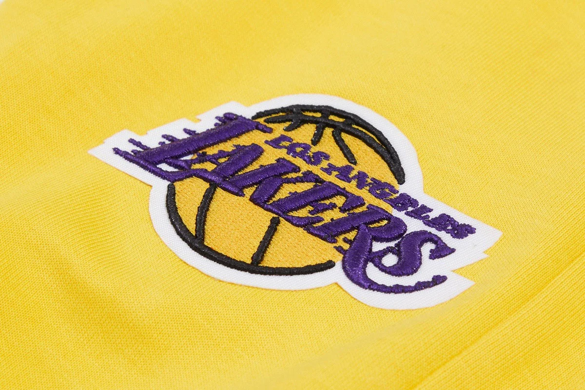 NBA LOS ANGELES LAKERS CLASSIC CHENILLE MEN'S JOGGER (YELLOW) - Image 8