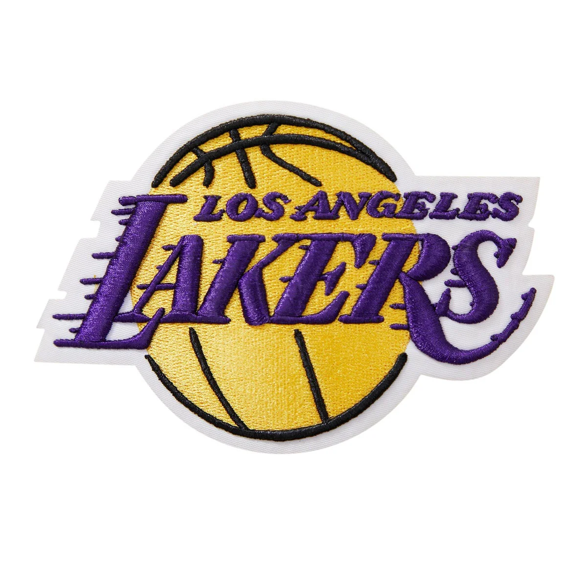 NBA LOS ANGELES LAKERS CLASSIC CHENILLE MEN'S PULLOVER HOODIE (WHITE) - Image 6