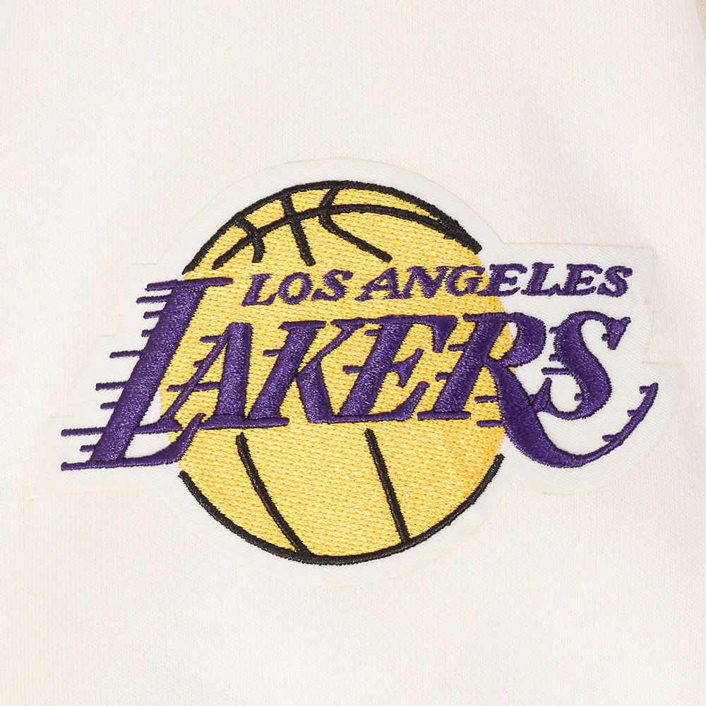 LOS ANGELES LAKERS MODERN ORIGINALS MEN'S FLC CREWNECK (EGGSHELL) - Image 10