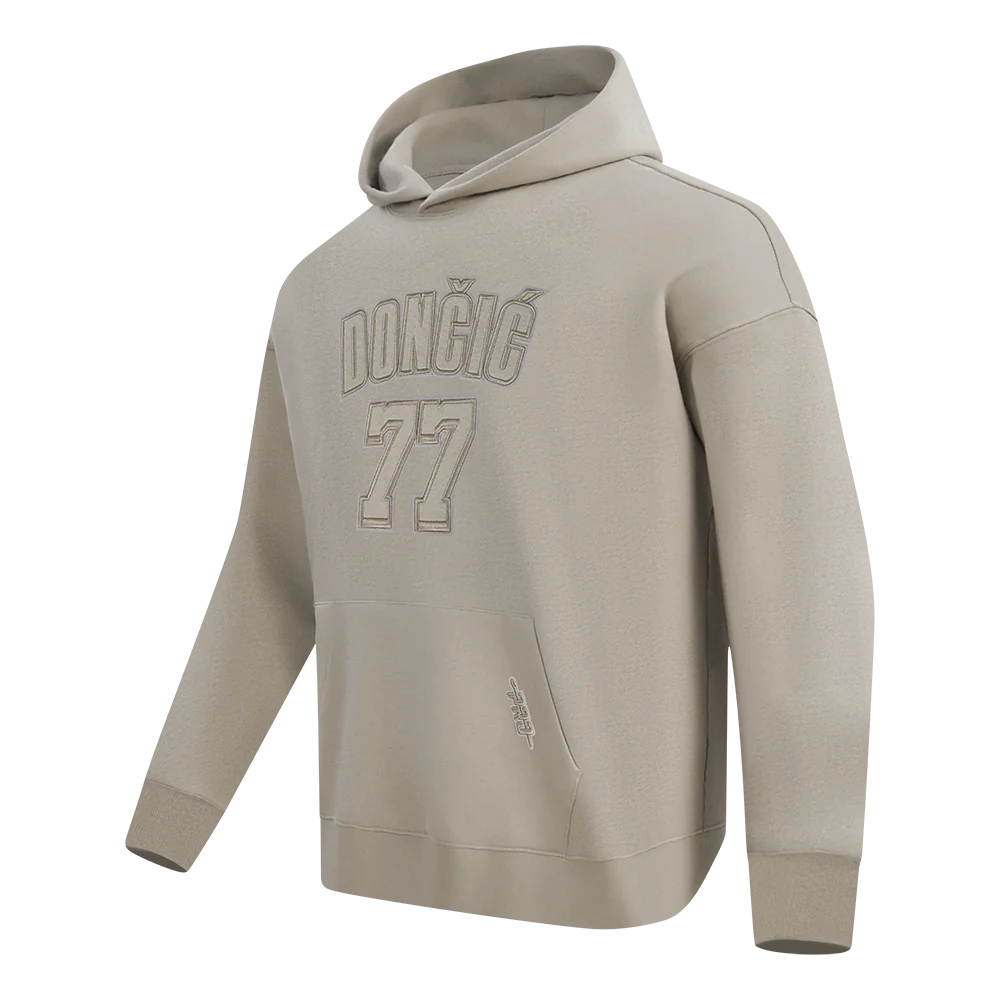 NBA LOS ANGELES LAKERS LUKA DONCIC #77 NEUTRAL PNN MEN'S DROP SHOULD (TAUPE) - Image 2