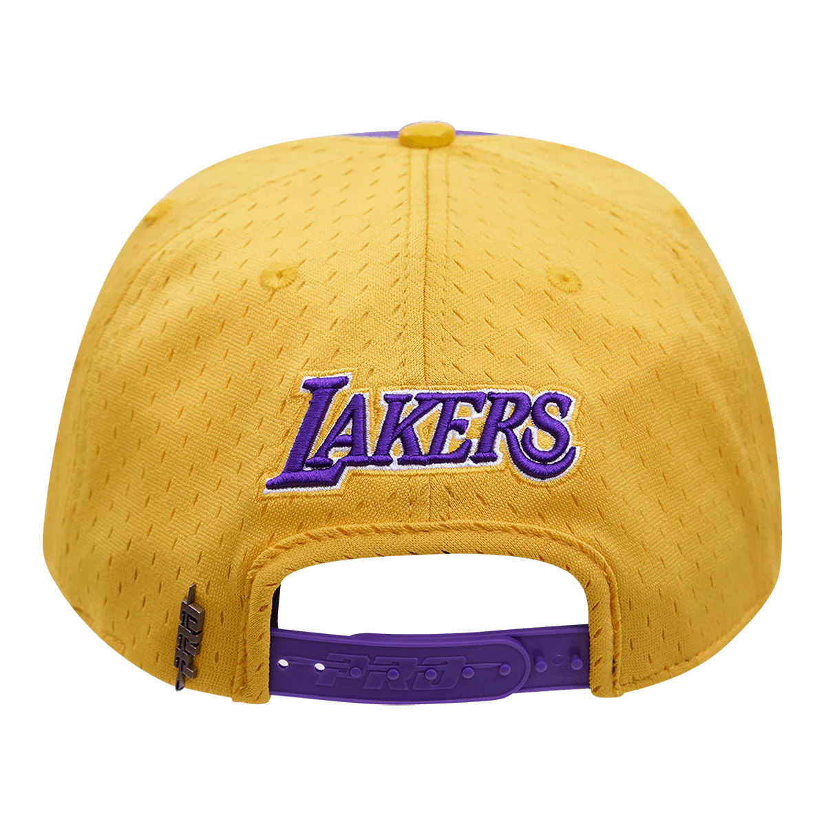 NBA LOS ANGELES LAKERS PINCH FRONT MESH BACK HAT (PURPLE) - Image 4