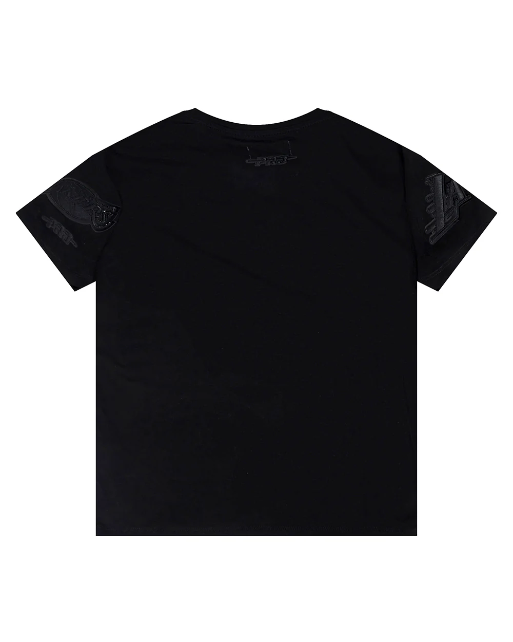 NBA LOS ANGELES LAKERS TRIPLE BLACK BIG BOYS SINGLE JERSEY TEE (BLACK) - Image 2