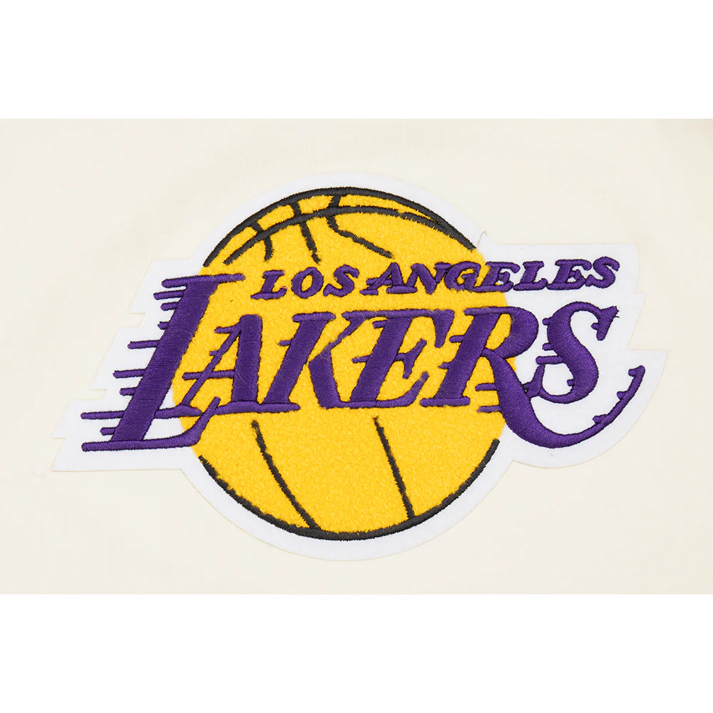 NBA LOS ANGELES LAKERS RETRO CLASSIC BIG BOYS SHORT SLEEVE TEE (EGGSHELL) - Image 7