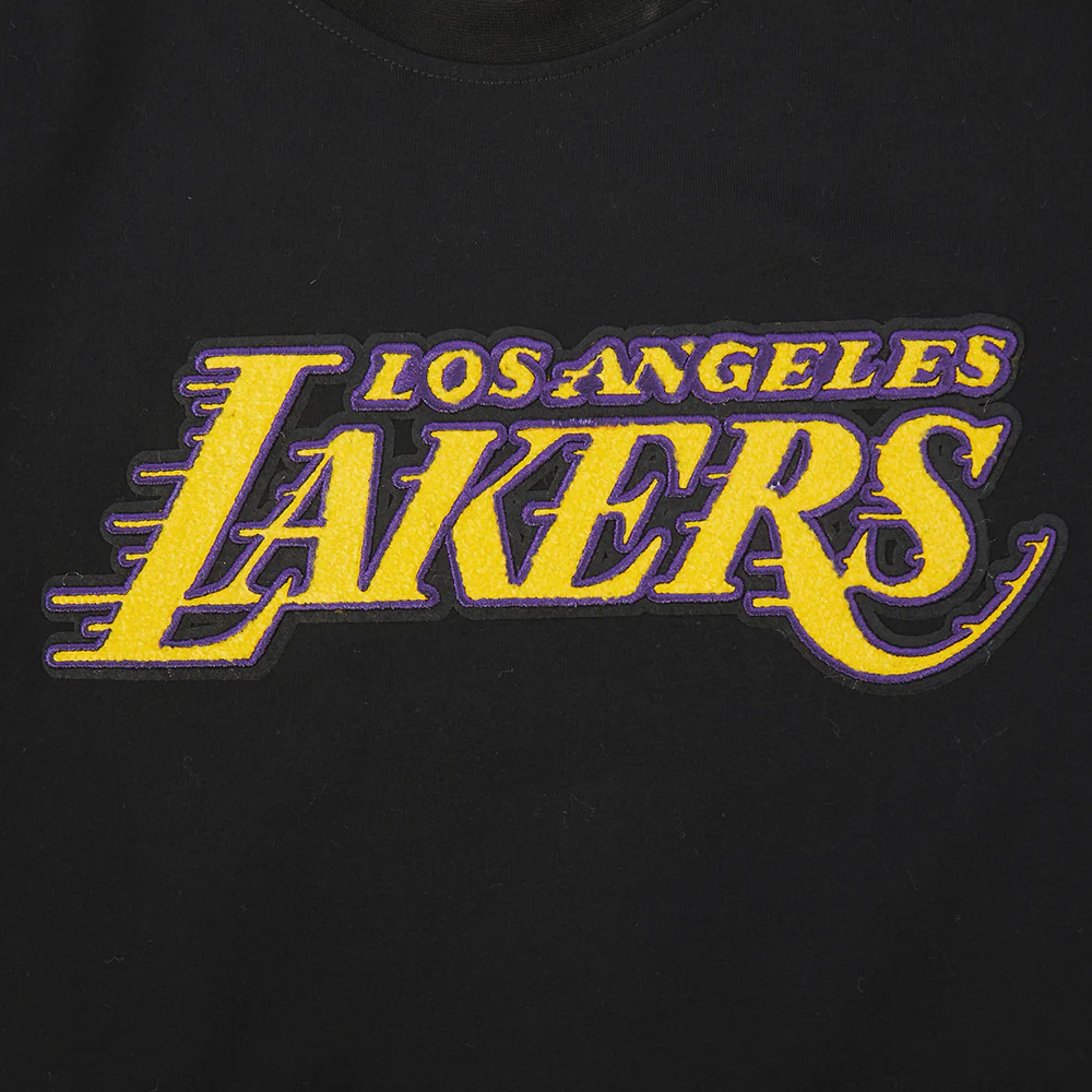 NBA LOS ANGELES LAKERS LEBRON JAMES #23 CLASSIC PNN BIG BOY'S SS TEE (BLACK) - Image 5