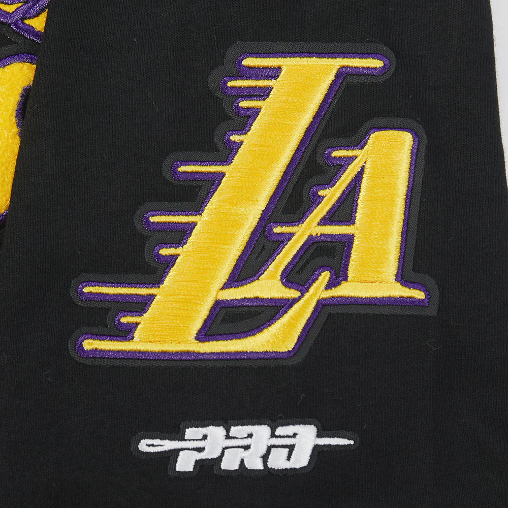 NBA LOS ANGELES LAKERS LEBRON JAMES #23 CLASSIC PNN BIG BOY'S SS TEE (BLACK) - Image 7