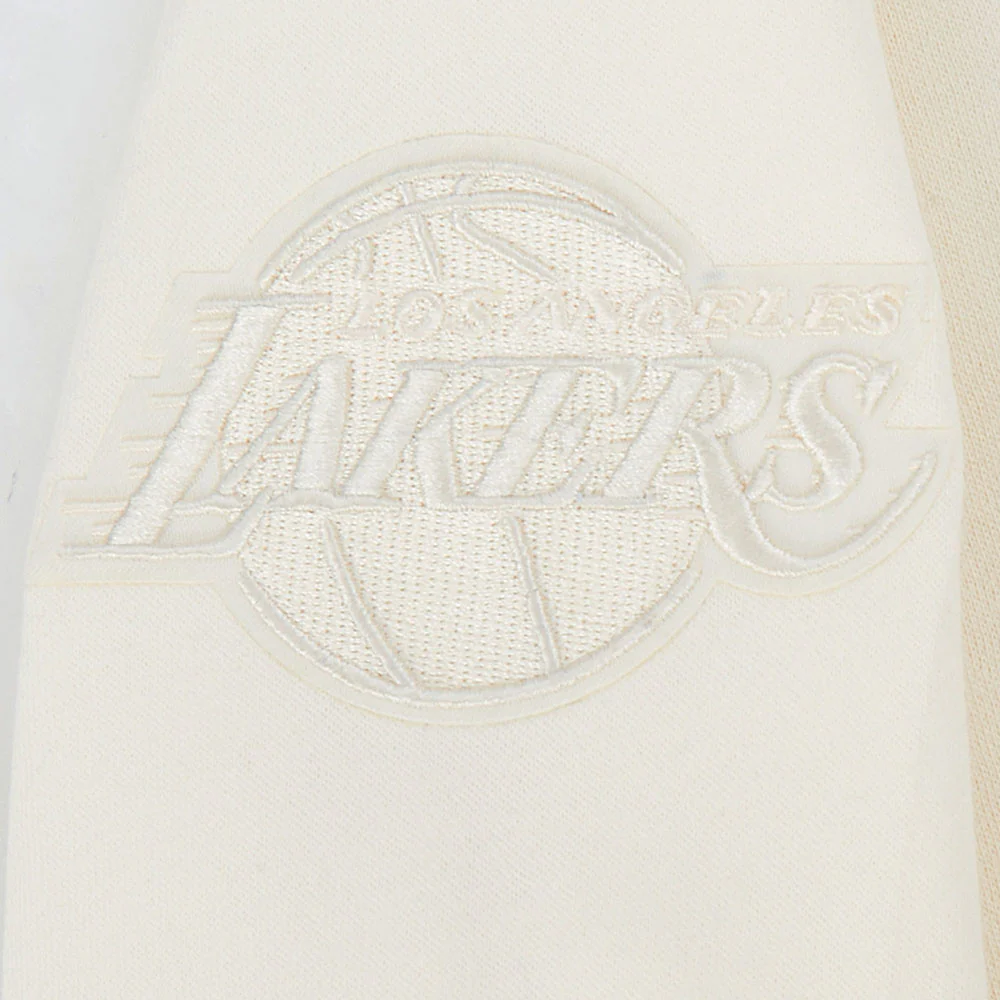 NBA LOS ANGELES LAKERS LUKA DONCIC #77 NEUTRAL PNN BIG BOY'S FLEECE PO HOODIE (EGGSHELL) - Image 7