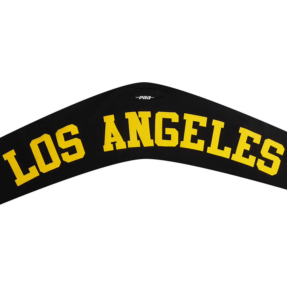 NBA LOS ANGELES LAKERS WINGSPAN WOMEN'S FLEECE CREWNECK (BLACK) - Image 9