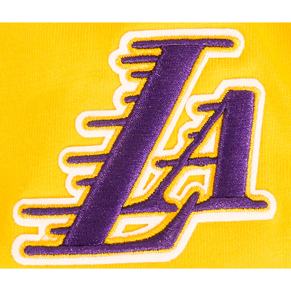 NBA LOS ANGELES LAKERS CLASSIC LITTLE BOYS SHORT SLEEVE TEE (YELLOW) - Image 5