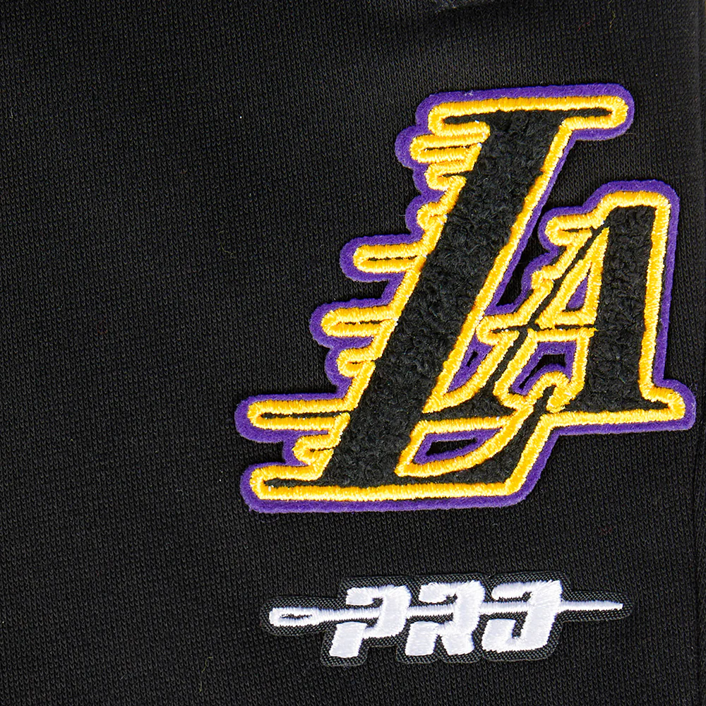 NBA LOS ANGELES LAKERS CLASSIC LITTLE BOYS FLC SWEATPANT (BLACK) - Image 8