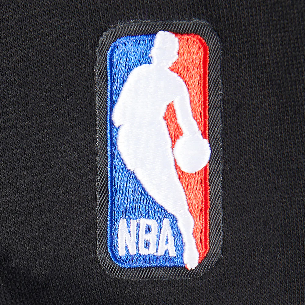 NBA LOS ANGELES LAKERS CLASSIC LITTLE GIRLS FLEECE FULL ZIP HOODIE (BLACK) - Image 4