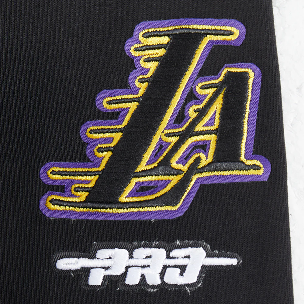 NBA LOS ANGELES LAKERS CLASSIC LITTLE GIRLS LEGGING (BLACK) - Image 10