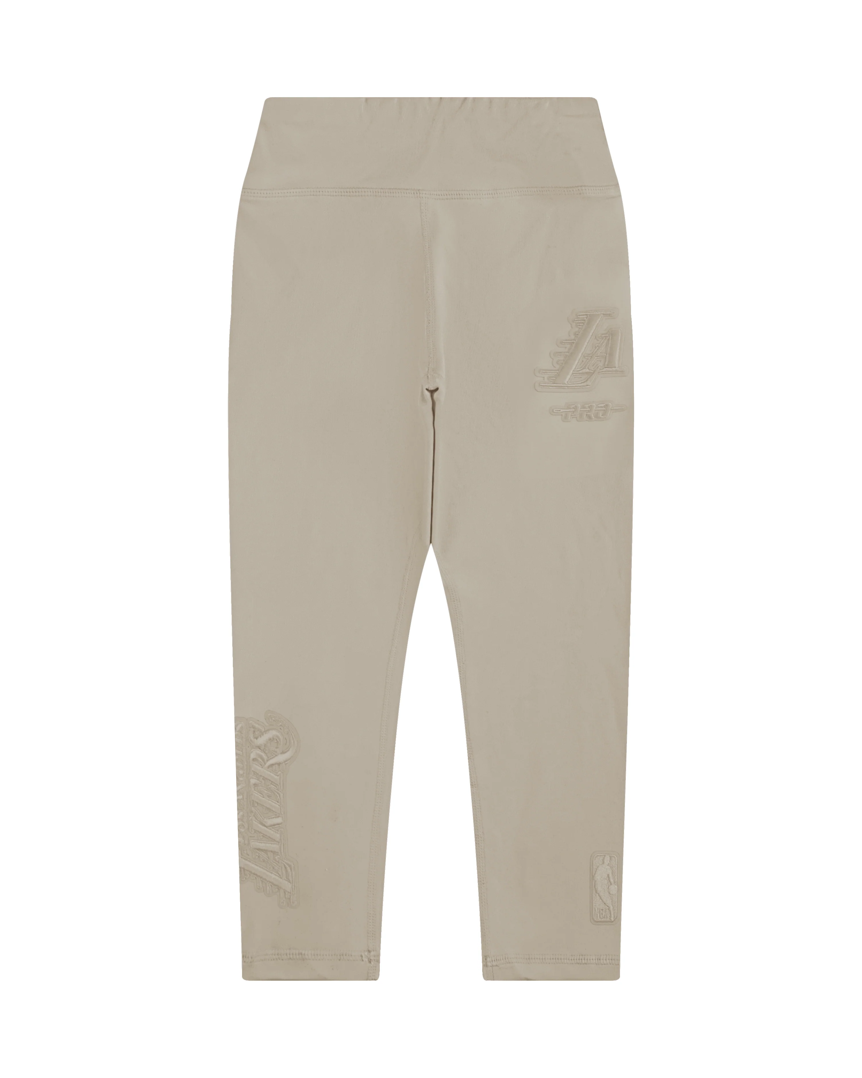 NBA LOS ANGELES LAKERS NEUTRAL LITTLE GIRLS LEGGING (TAUPE) - Image 4