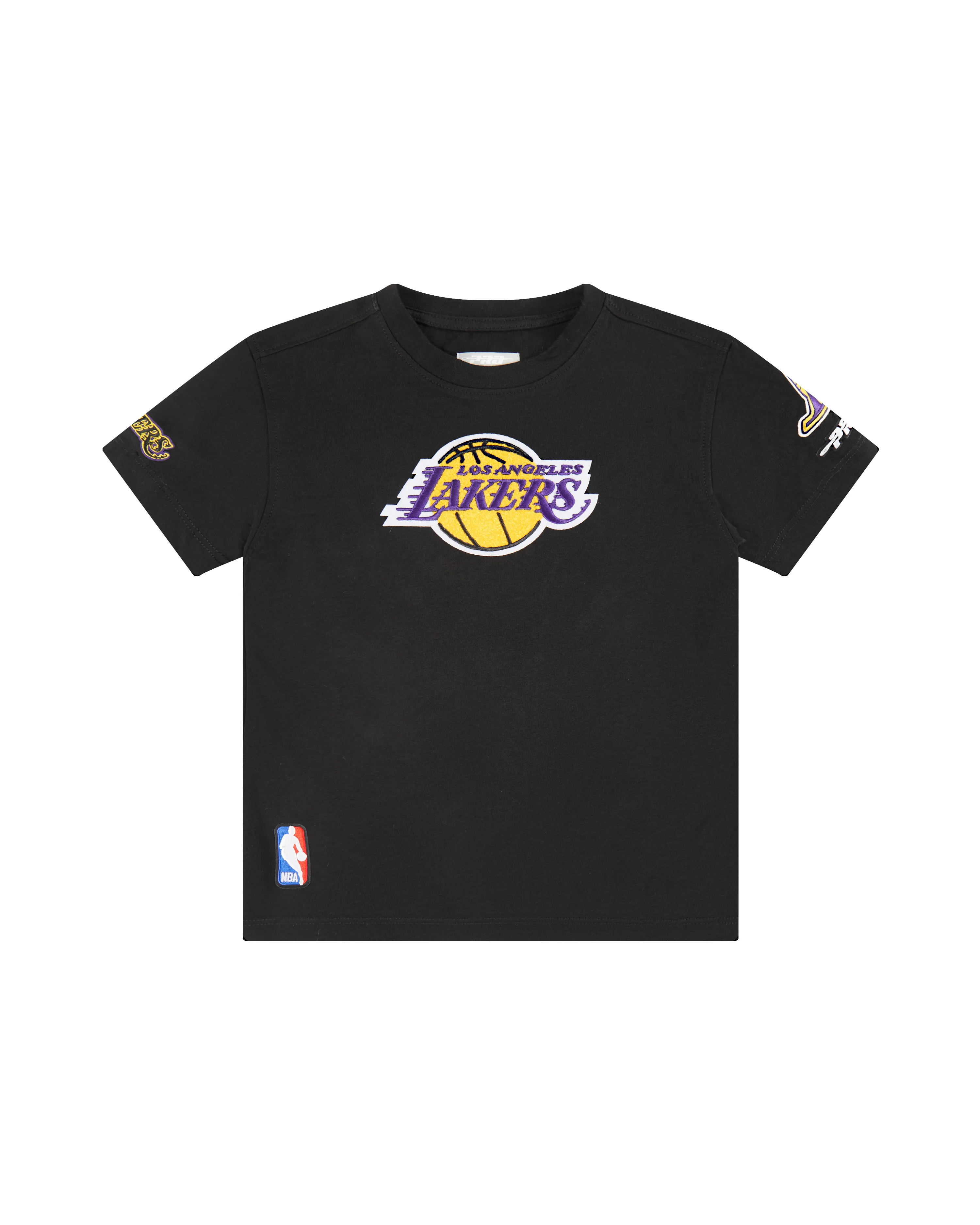 NBA LOS ANGELES LAKERS RETRO CLASSIC TODDLER BOYS SHORT SLEEVE TEE (BLACK) - Image 3