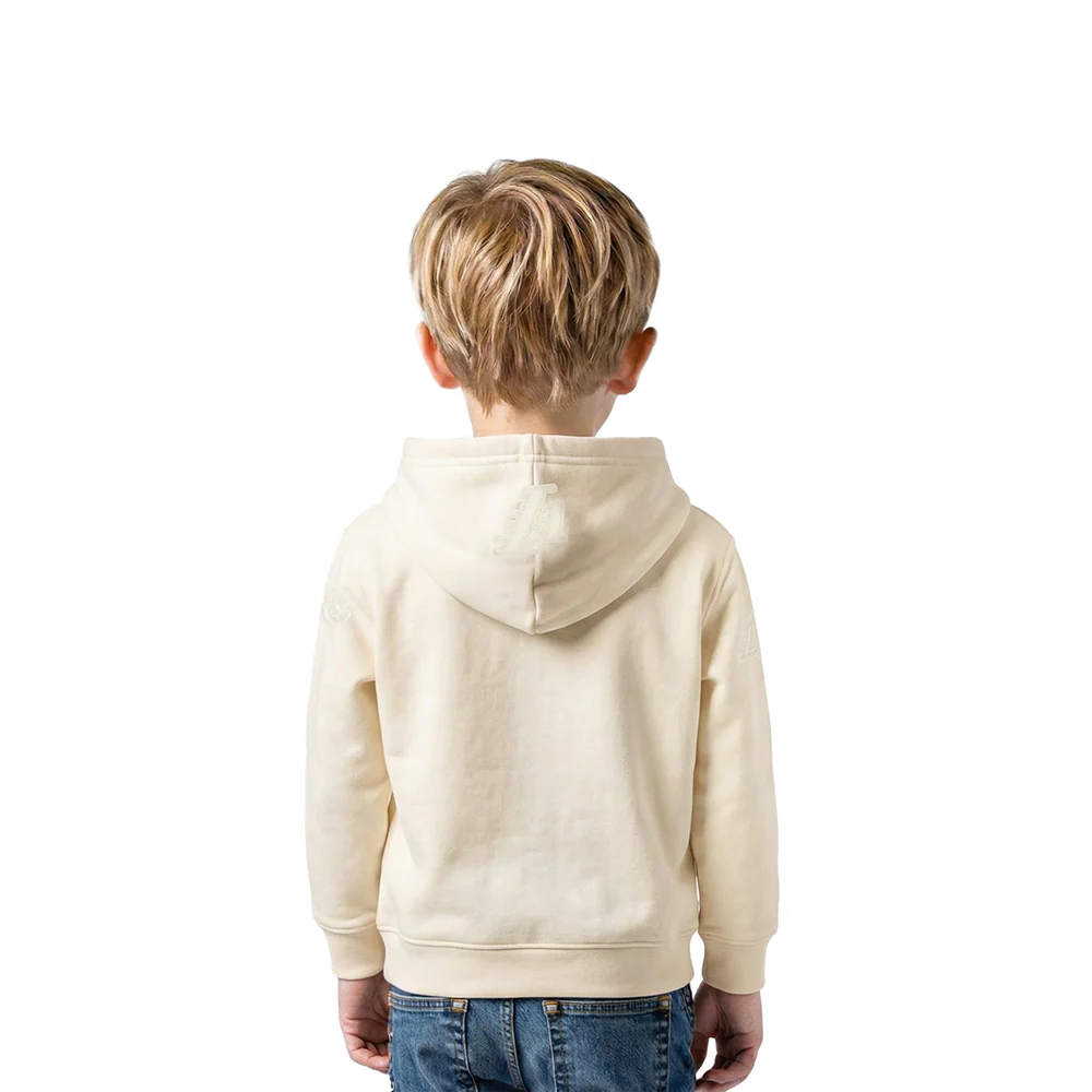 NBA LOS ANGELES LAKERS NEUTRAL TODDLER BOYS FLEECE PULLOVER HOODIE (EGGSHELL) - Image 2