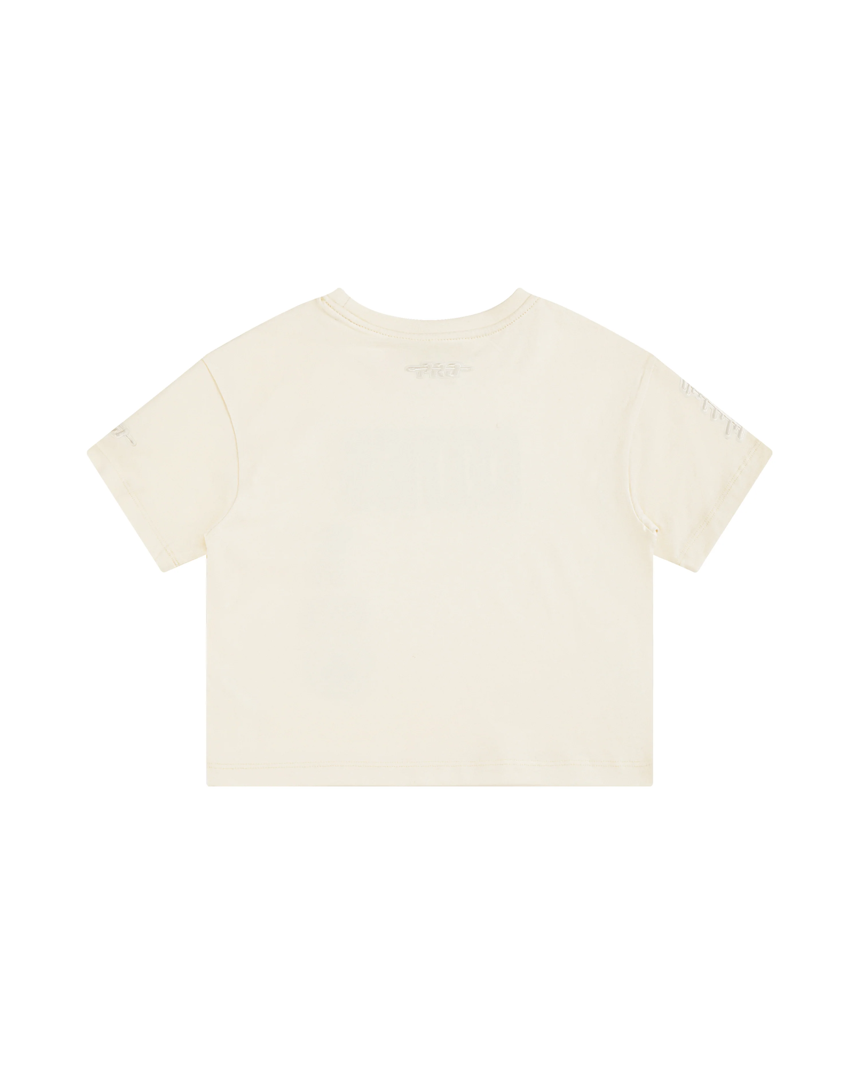 NBA LOS ANGELES LAKERS NEUTRAL TODDLER GIRLS SHORT SLEEVE BOXY TEE (EGGSHELL) - Image 2