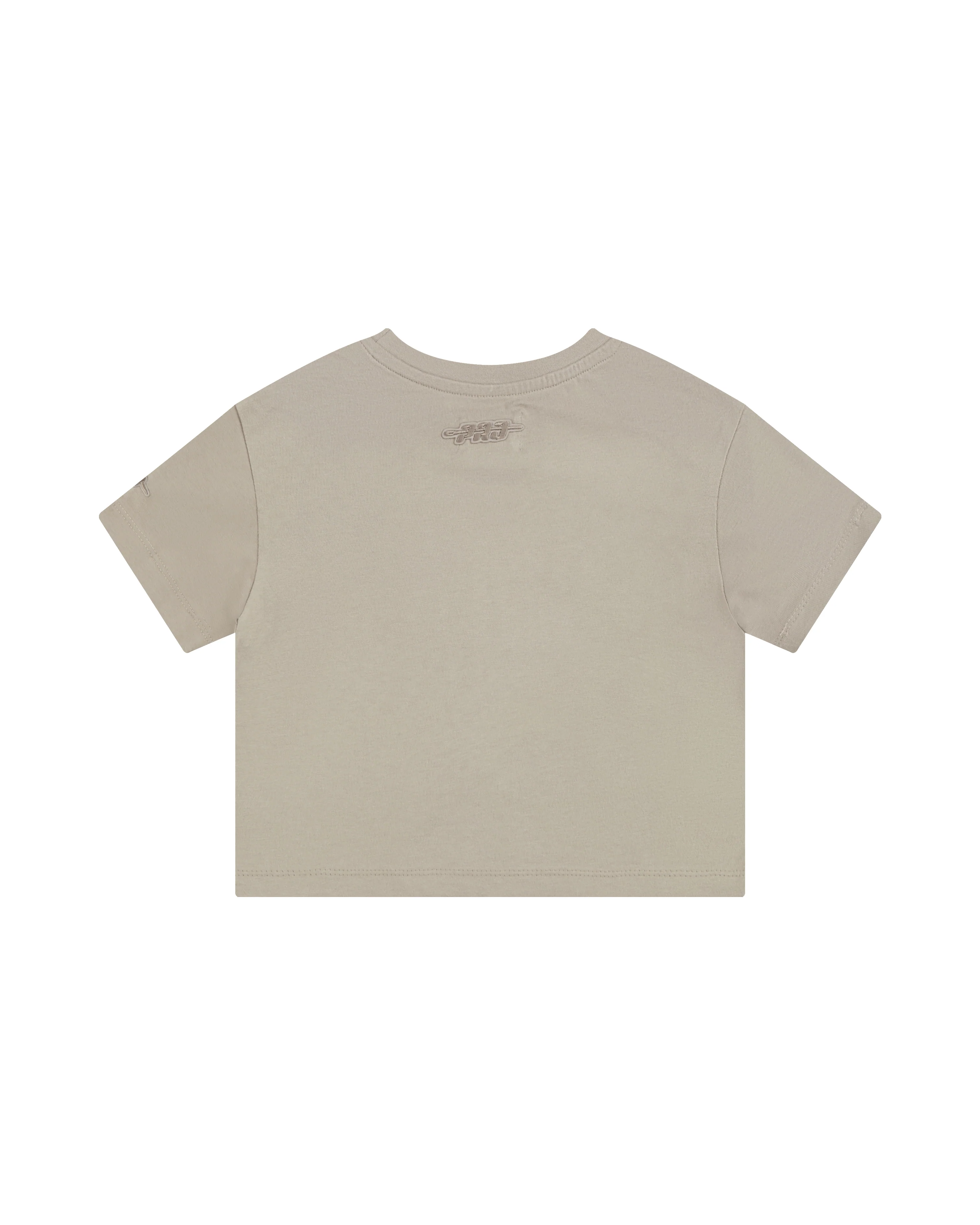 NBA LOS ANGELES LAKERS NEUTRAL TODDLER GIRLS SHORT SLEEVE BOXY TEE (TAUPE) - Image 2