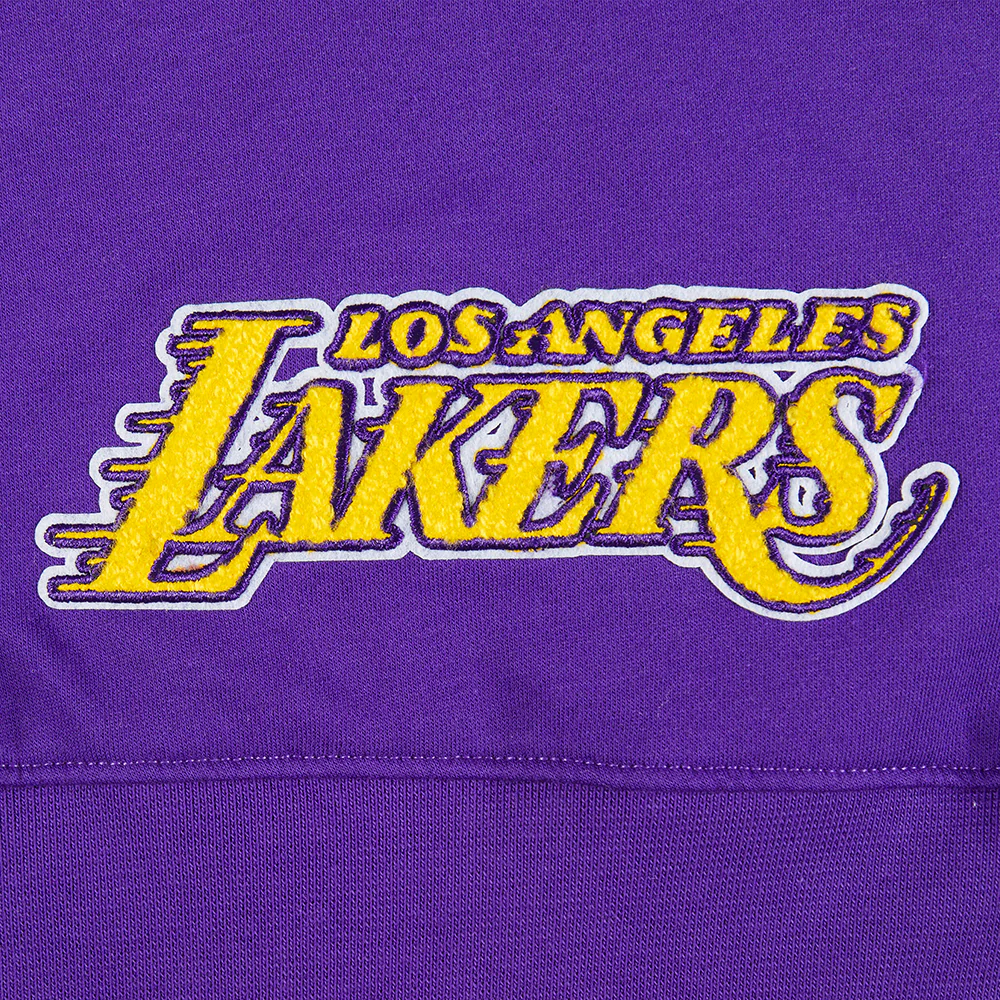 NBA LOS ANGELES LAKERS CLASSIC TODDLER GIRLS FLEECE FULL ZIP HOODIE (PURPLE) - Image 5