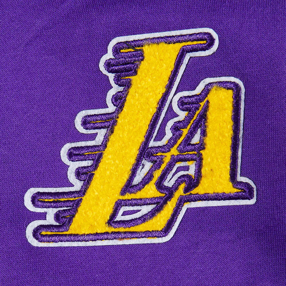 NBA LOS ANGELES LAKERS CLASSIC TODDLER GIRLS FLEECE FULL ZIP HOODIE (PURPLE) - Image 8