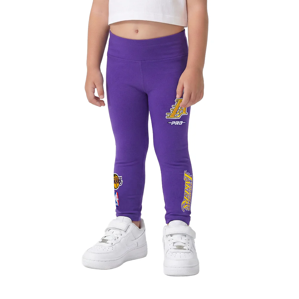 NBA LOS ANGELES LAKERS CLASSIC TODDLER GIRLS LEGGING (PURPLE)